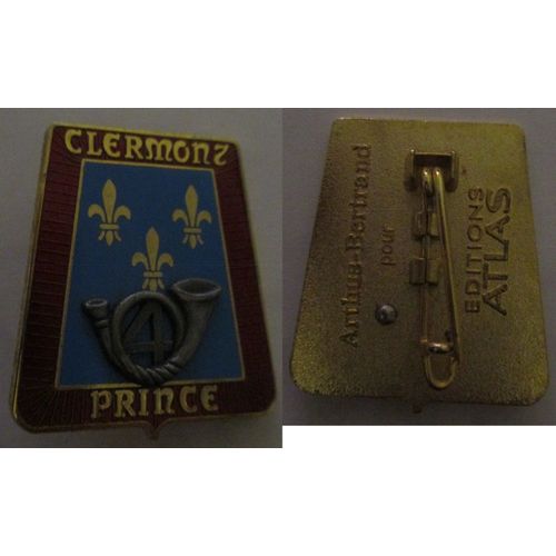 Insigne 4° Régiment De Chasseurs  Clermont Prince