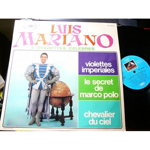 Disque 33t Luis Mariano 3 Opérettes Célèbres