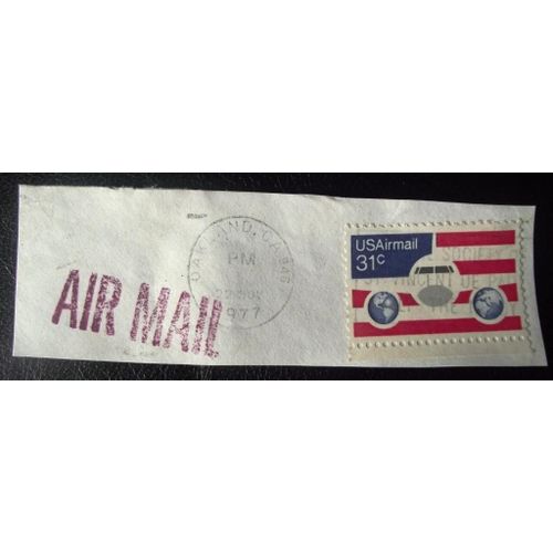 Timbre Usairmail 31c.1977