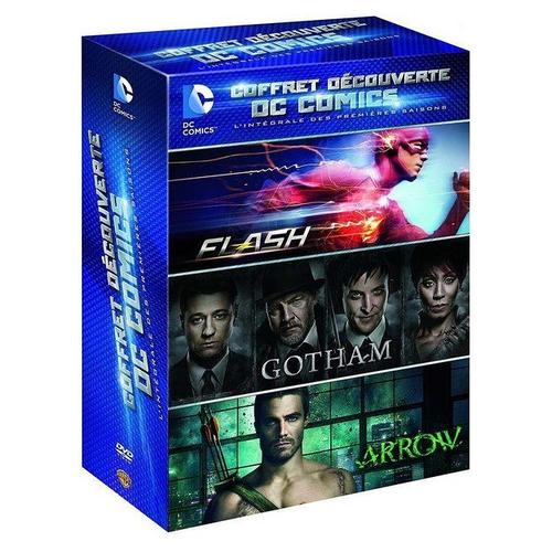 Coffret Découverte Dc Comics, L'intégrale Des Premières Saisons : Flash + Gotham + Arrow