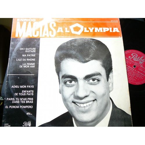 Disque 33t  Enrico Macias   À L'olympia