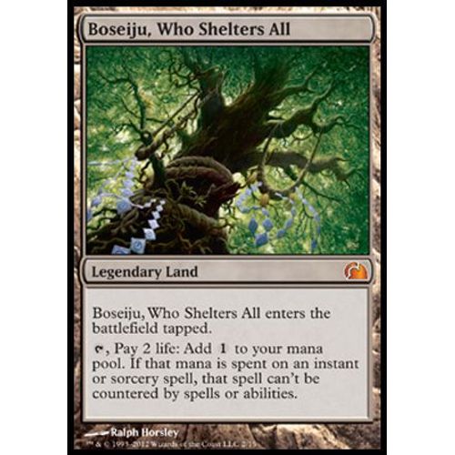 Magic Mtg Boseiju, Celui Qui Abrite Tout / Who Whelters All From The Vault : Realms Foil