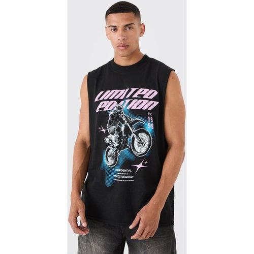 Oversized Limited Edition Motorbike Vest Homme - Noir - M, Noir