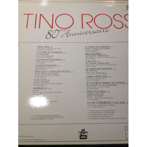 Tono Rossi 80 Eme Anniversaire