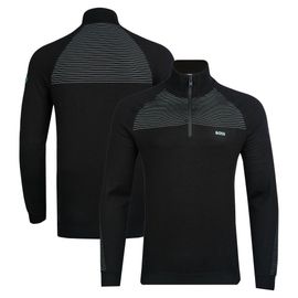 Couche Intermédiaire The Open Boss Zandi 1/4 Zip - Noir