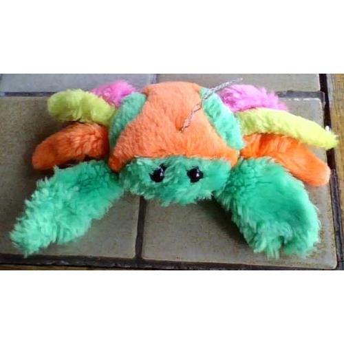  Crabe  Multicolore - 15x06cm Environ ,  Peluche Prévue Pour Être Suspendue 