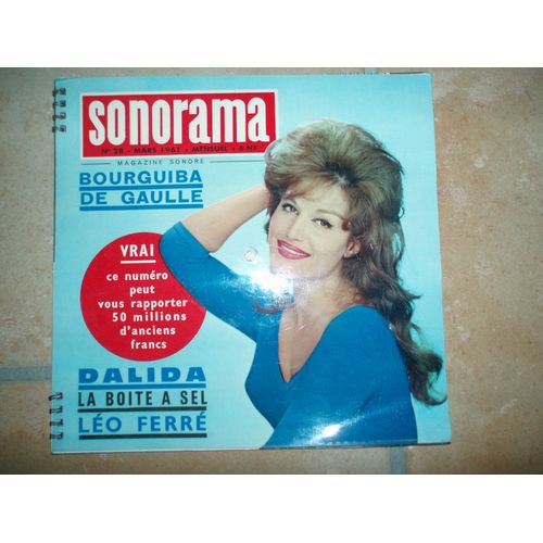 Sonorama N°28 De Mars 1961.