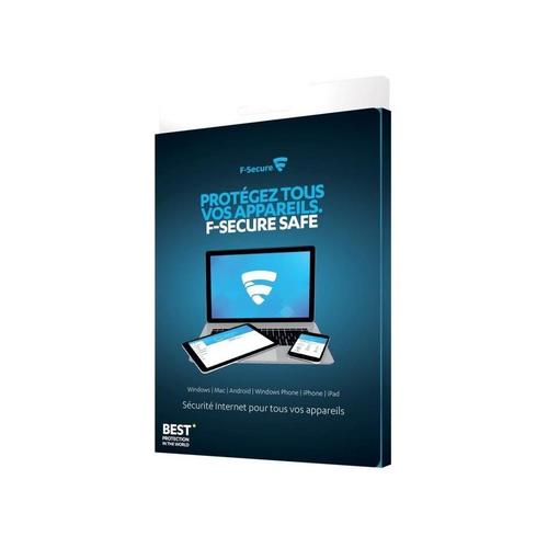 F-Secure Safe - Licence D'abonnement (1 An) - 5 Périphériques - Win, Mac, Android, Ios - Français)