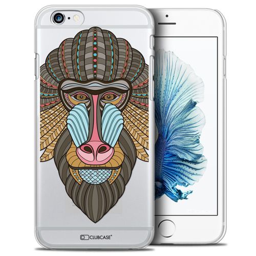Caseink - Coque Housse Etui Pour Apple Iphone 6/6s [Crystal Hd Collection Summer Design Babouin - Rigide - Ultra Fin - Imprimé En France]