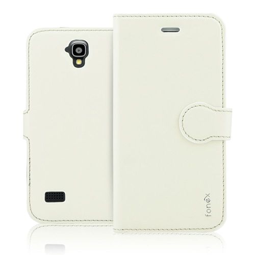 Etui Folio Fonex Série Identity Pour Huawei Y5 Coloris Blanc
