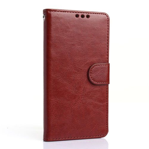 Etui Type Portefeuille Marron Pour Lg G5 Rabat Latéral Articulé Fonction Stand
