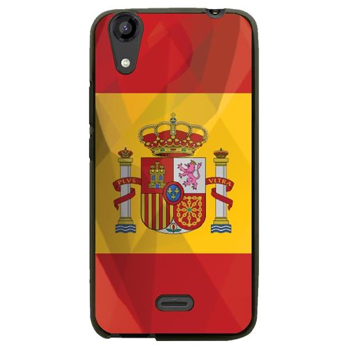 Coque Souple Pour Lg Bello Ii Avec Impression Motifs Drapeau De L'espagne