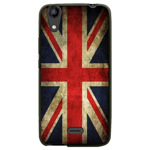 Coque Souple Pour Lg Bello Ii Avec Impression Motifs Drapeau Uk Vintage