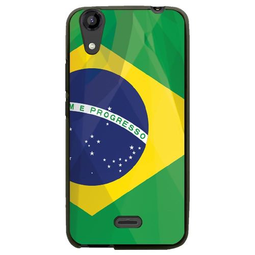 Coque Souple Pour Lg Bello Ii Avec Impression Motifs Drapeau Du Brésil