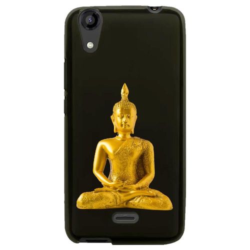 Coque Souple Pour Lg Bello Ii Avec Impression Motifs Bouddha Or