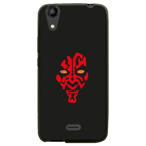 Coque Souple Pour Lg Bello Ii Avec Impression Motifs Dark Rouge