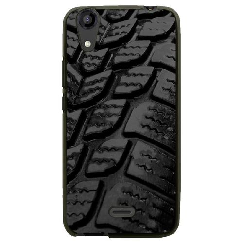 Coque Souple Pour Lg Bello Ii Avec Impression Motifs Pneu