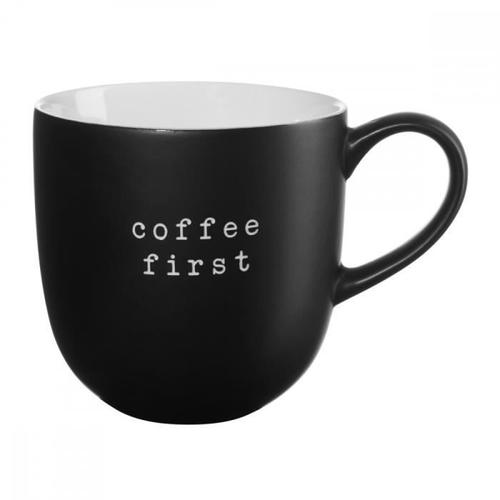 Mug 350ml Coffee First - Asa - Noir -