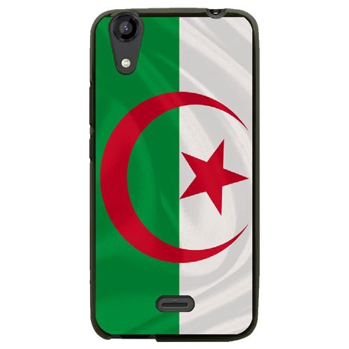 Coque Souple Pour Lg Bello Ii Avec Impression Motifs Drapeau De L'algérie