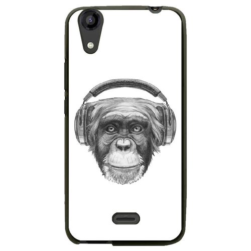 Coque Souple Pour Lg Bello Ii Avec Impression Motifs Singe Avec Casque