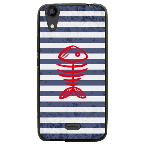 Coque Souple Pour Lg Bello Ii Avec Impression Motifs Squelette Poisson