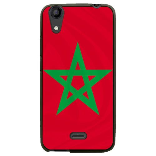 Coque Souple Pour Lg Bello Ii Avec Impression Motifs Drapeau Du Maroc