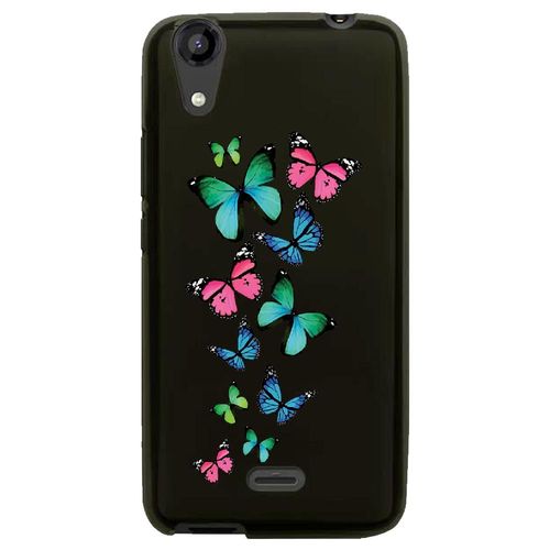 Coque Souple Pour Lg Bello Ii Avec Impression Motifs Papillons Colorés