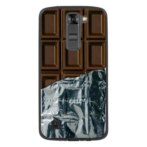 Coque Souple Pour Lg K7 Avec Impression Motifs Tablette De Chocolat