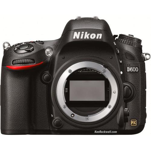 Nikon D600 Reflex numérique 24.3 Mpix - boîtier nu