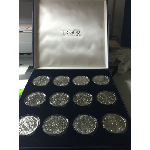 Coffret 12 Écus Européens De 1981 À 1992