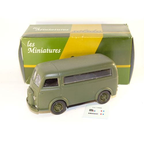 Camion Militaire Miniature Solido - Peugeot D4a-Solido