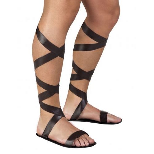 Sandales Romaines Marrons Adulte - 153655 - Taille Unique - Port 0¿