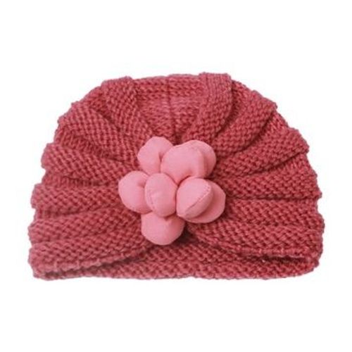 Bonnet D'hiver Tricot¿¿ Pour B¿¿B¿¿ Fille, Bonnet Turban, Bonnet Pour Nouveau-N¿¿ Hz578