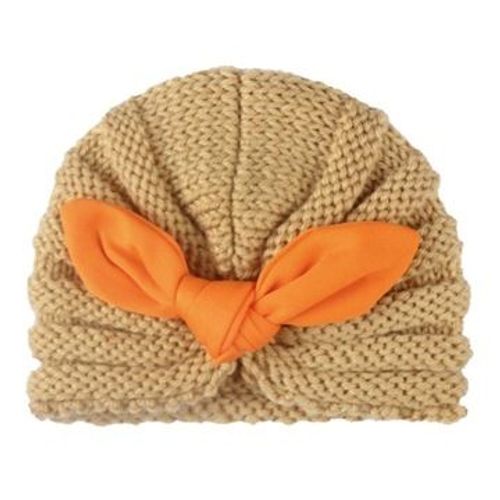 Bonnet D'hiver Tricot¿¿ Pour B¿¿B¿¿ Fille, Bonnet Turban, Bonnet Pour Nouveau-N¿¿ Hz586