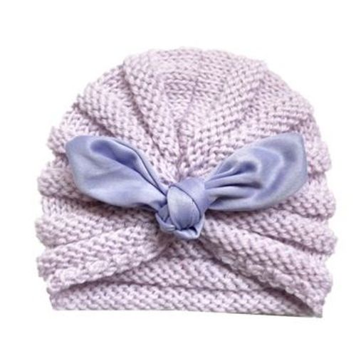 Bonnet D'hiver Tricot¿¿ Pour B¿¿B¿¿ Fille, Bonnet Turban, Bonnet Pour Nouveau-N¿¿ Hz589