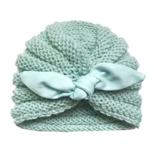 Bonnet D'hiver Tricot¿¿ Pour B¿¿B¿¿ Fille, Bonnet Turban, Bonnet Pour Nouveau-N¿¿ Hz592