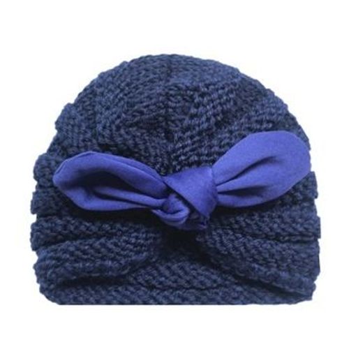 Bonnet D'hiver Tricot¿¿ Pour B¿¿B¿¿ Fille, Bonnet Turban, Bonnet Pour Nouveau-N¿¿ Hz588