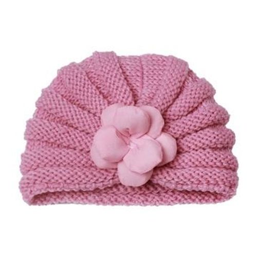 Bonnet D'hiver Tricot¿¿ Pour B¿¿B¿¿ Fille, Bonnet Turban, Bonnet Pour Nouveau-N¿¿ Hz579