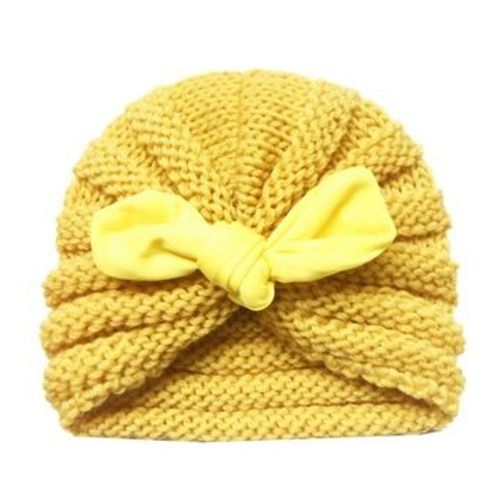 Bonnet D'hiver Tricot¿¿ Pour B¿¿B¿¿ Fille, Bonnet Turban, Bonnet Pour Nouveau-N¿¿ Hz623