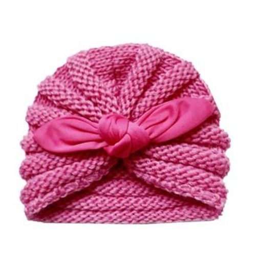 Bonnet D'hiver Tricot¿¿ Pour B¿¿B¿¿ Fille, Bonnet Turban, Bonnet Pour Nouveau-N¿¿ Hz622