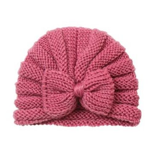 Bonnet D'hiver Tricot¿¿ Pour B¿¿B¿¿ Fille, Bonnet Turban, Bonnet Pour Nouveau-N¿¿ Hz631