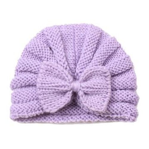 Bonnet D'hiver Tricot¿¿ Pour B¿¿B¿¿ Fille, Bonnet Turban, Bonnet Pour Nouveau-N¿¿ Hz630