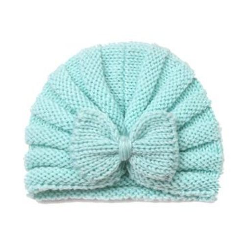 Bonnet D'hiver Tricot¿¿ Pour B¿¿B¿¿ Fille, Bonnet Turban, Bonnet Pour Nouveau-N¿¿ Hz627