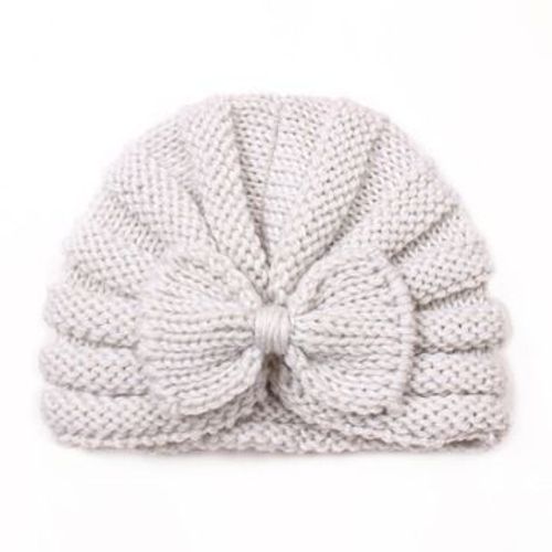 Bonnet D'hiver Tricot¿¿ Pour B¿¿B¿¿ Fille, Bonnet Turban, Bonnet Pour Nouveau-N¿¿ Hz626