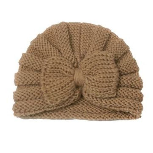 Bonnet D'hiver Tricot¿¿ Pour B¿¿B¿¿ Fille, Bonnet Turban, Bonnet Pour Nouveau-N¿¿ Hz632