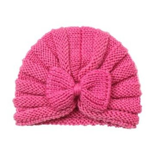 Bonnet D'hiver Tricot¿¿ Pour B¿¿B¿¿ Fille, Bonnet Turban, Bonnet Pour Nouveau-N¿¿ Hz633