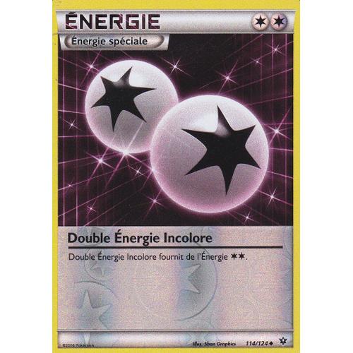 Carte Pokemon Francaise Double Energie Incolore Reverse 114/124 Impact Des Destins 