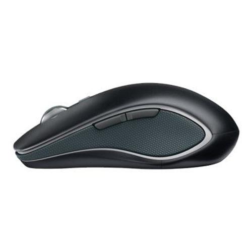 Logitech M560 - Souris - droitiers et gauchers - sans fil - récepteur sans fil USB - noir