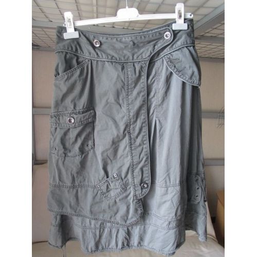Jupe Sandwich_ Taille 36 Gris Noir