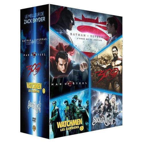 Le Meilleur De Zack Snyder : Batman V Superman, L'aube De La Justice + Man Of Steel + 300 + Watchmen, Les Gardiens + Sucker Punch - Pack